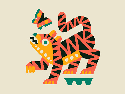 Bengal animal art animals doodle draw drawing illustration painting tiger