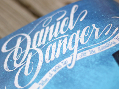 Hi-Fructose Magazine - Daniel Danger cursive danger daniel fructose hi lettering magazine script typography