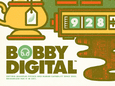 Bobby Digital Poster bobby digital graphic illustration poster typography