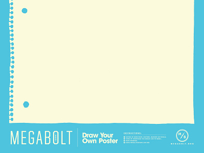 Megabolt - Draw Your Own Poster