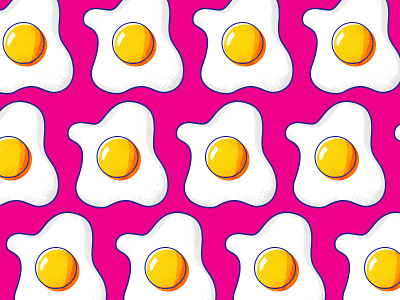 HUEVOS eggs flat huevos icons illustration pattern random silly