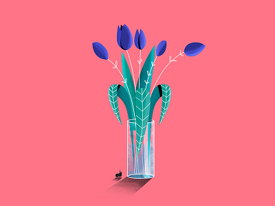 There is always a way to be inspired cute dreams flat flowers illustration inspiration