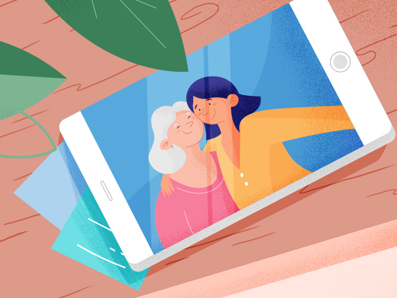 Wishlife memories life styleframe character still texture character design characters illustration