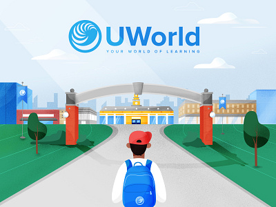 UWorld University character design characters illustracion illustration motion art texture vector video animation