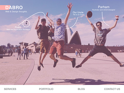 DABRO - Our freelancing website freelancer ui web design