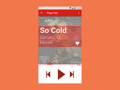 Daily UI #009 - Music Player