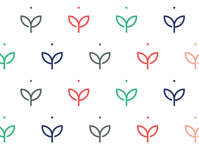 El Jardin branding icon logo pattern vector