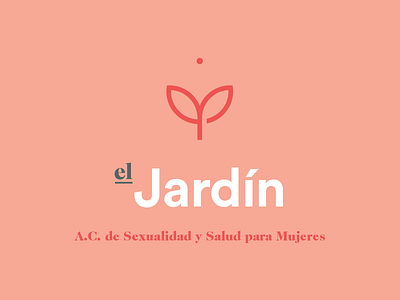 El Jardin branding caslon circular flower icon logo logotype mark wordmark