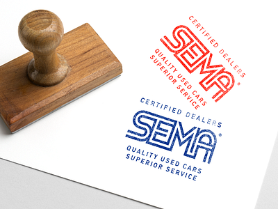 SEMA brand branding custom stamp