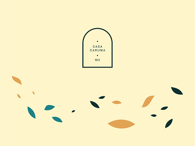 Casa Caruma branding design icon illustration logo pattern spa stamp type typography wellness