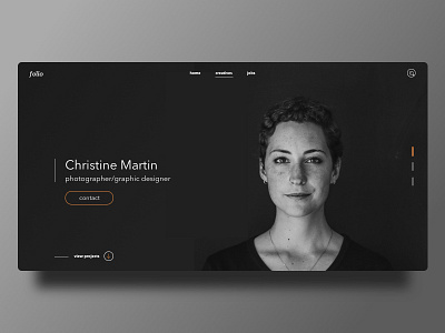 Portfolio site page