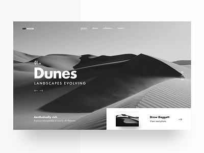 Photography Landing Page Iteration