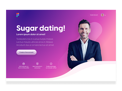 Dating Website Hero Header