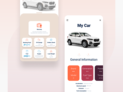 Dribbble My Car app apple clean design figma ios app iphone iphone app mobile ui ui design