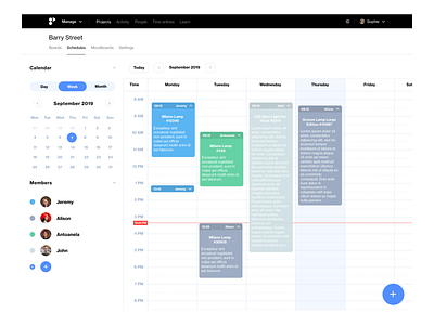 Schedules calendar calendar design clean design figma schedule tasks ui ui design web design