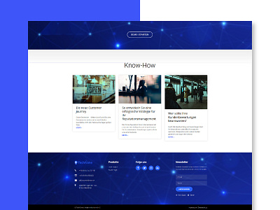 Techfame Footer Webdesign