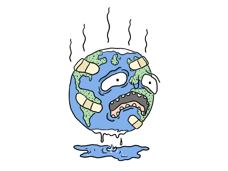 Save Our Planet animation gif illustration