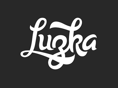 luzka 3 letters logo logotype luzka type