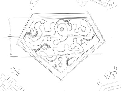 super khair logo sketch