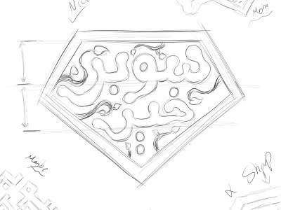 super khair logo sketch