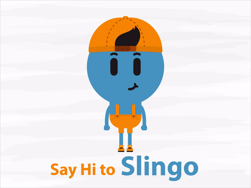 meet Slingo character desing emojis illustration sling