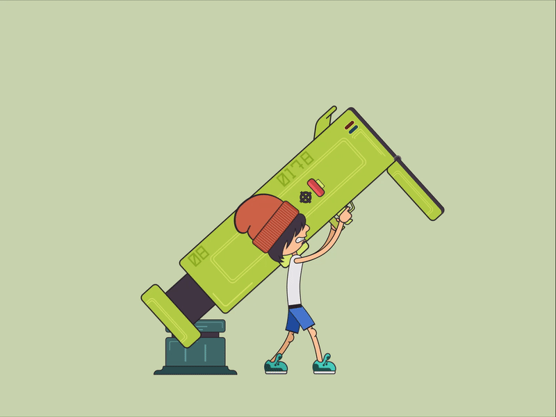 Rocket Launcher Guy angry character animation character design illustration motion graphic rocket rocket launcher