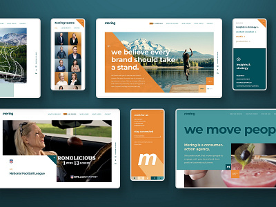 Mering website redesign