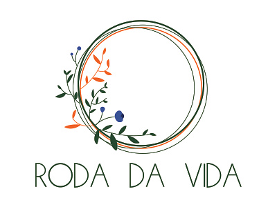 Roda Da Vida adobe illustrator art botanical art botanical illustration design illustration logo logo design meditation vector vector art vector artwork