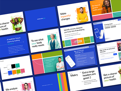 Molecular You rebrand & site redesign brand design brand identity brand strategy branding agency colour palette design system marketing photography style guide typography ui design web design
