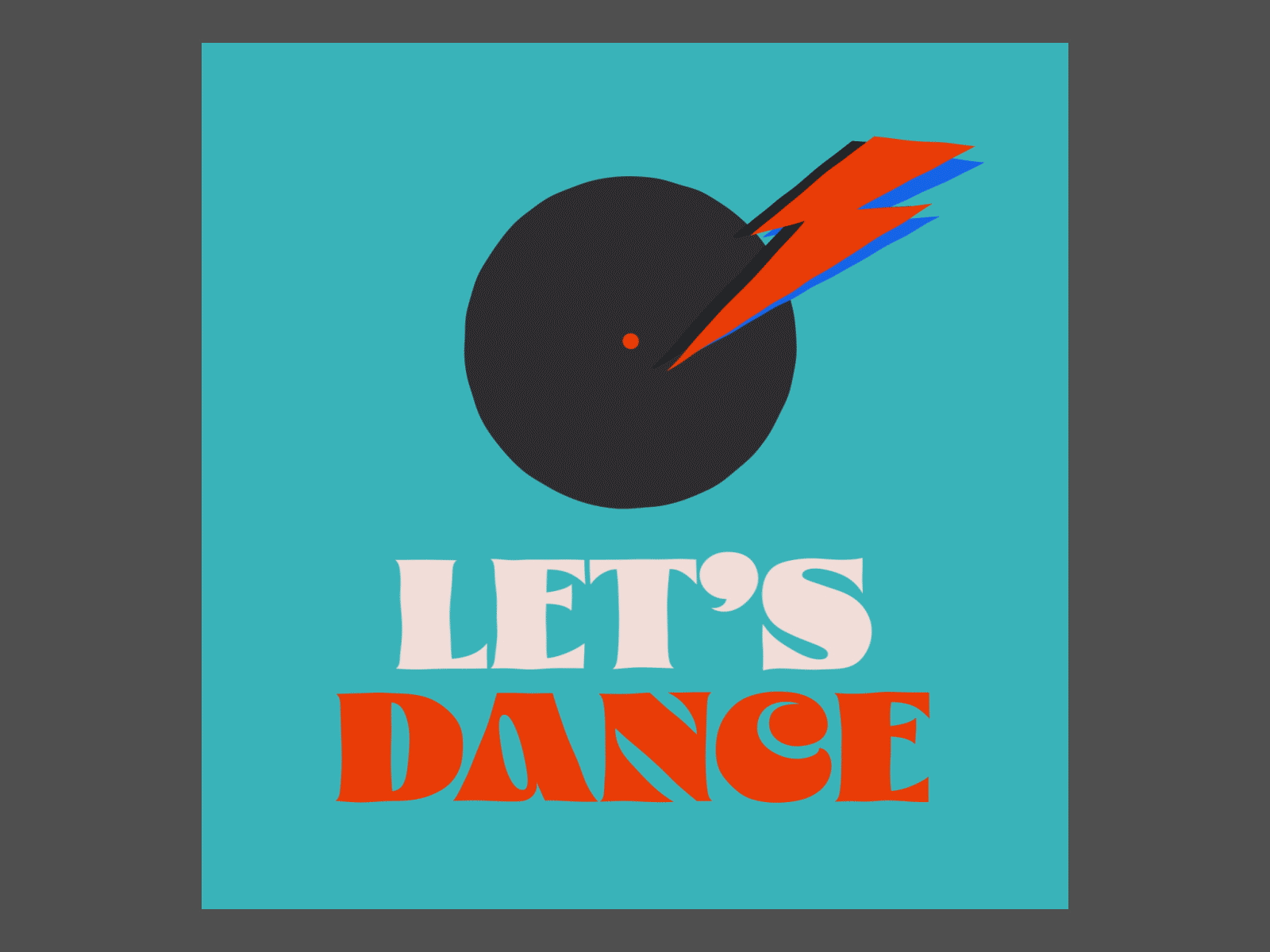 Let's dance!! davidbowie motion motion graphics motiontypes music typography