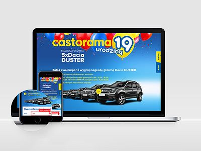 landing page for castorama design landing page responsive webdesign website