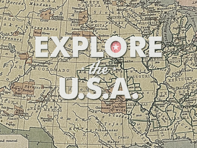 Explore the U.S.A. explore map usa