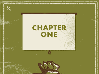 Chapter One brown green page