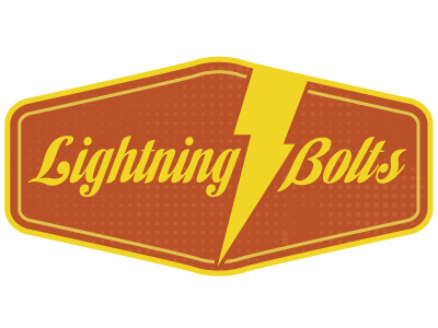 Lightning Bolts Logo logo orange yellow