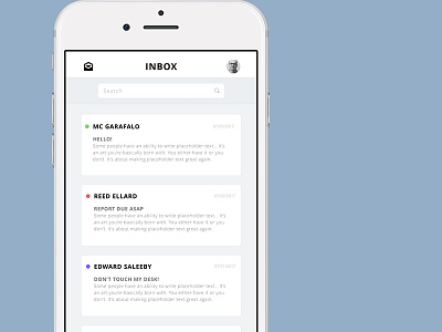 Simple Mail App app email ios mail modern ui