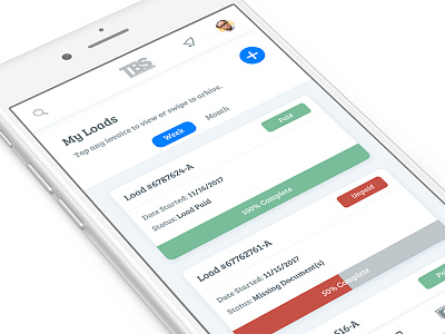 Invoice Overview v2 app card invoice product ui ux
