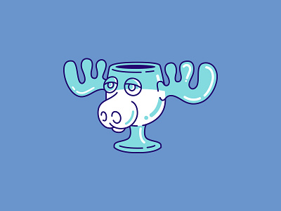 Moose Mug christmas christmas vacation mug design fan art merry christmas holidays icon illustration logo moose movie vector