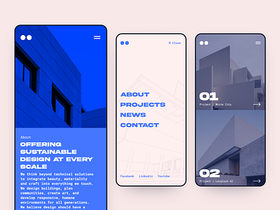 Architecture Mobile Website
