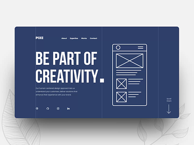 Pixe agency website animation interaction design motion design ui user interface ux website website design