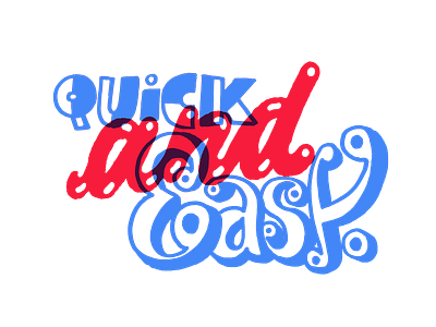 Quick and easy easy handlettering lettering quick type