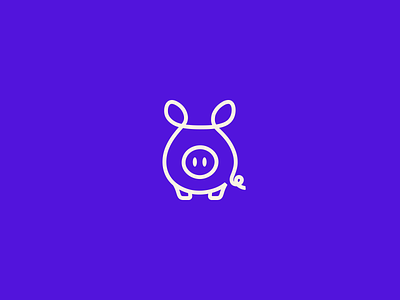 Bruce Spriggysteen animal brand identity branding illustration logo mascot piggy bank