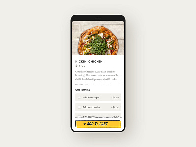 Hello Pizza app concept