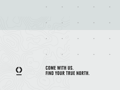 True North brand tile adventure colour texture tone travel typography