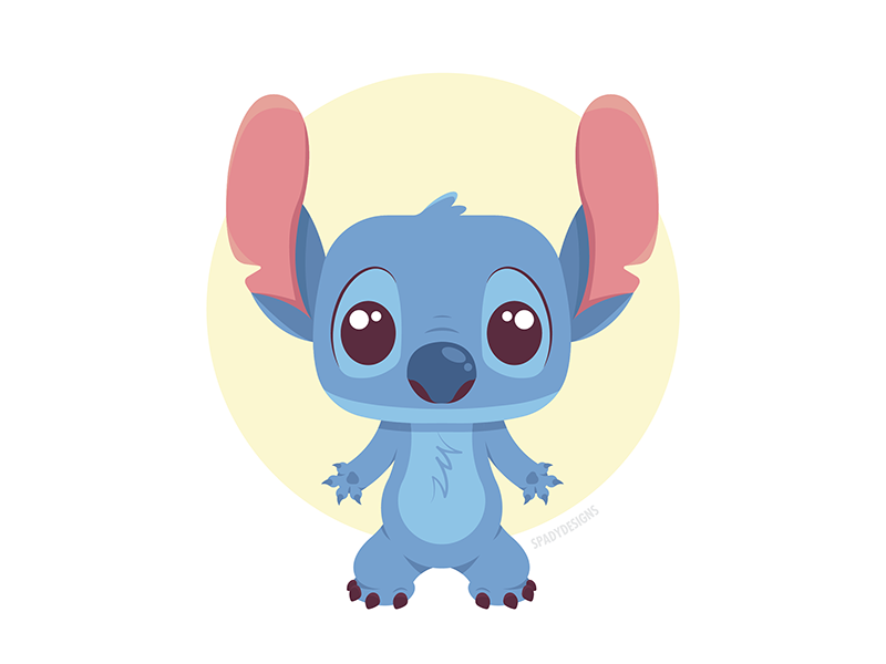 Stitch! boy pet dog hawaii disney blue animation character design cartoon lilo and stitch stitch alien