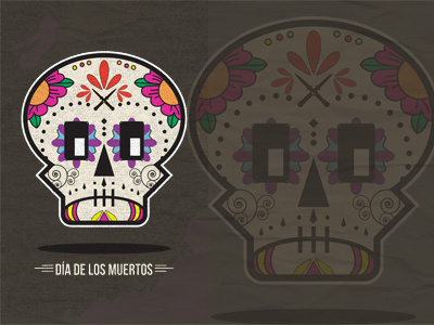 Day Of The Dead day of the dead illustration poster skull