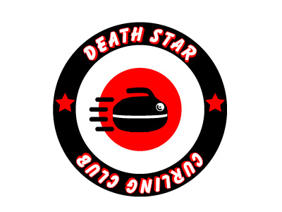 Death Star Curling Club [WIP] curling death star logo wip