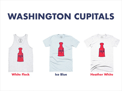 Washington Cupitals on Cotton Bureau Tees capitals cotton bureau dc hockey stanley cup t shirt tee washington