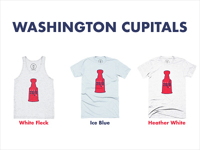 Washington Cupitals on Cotton Bureau Tees