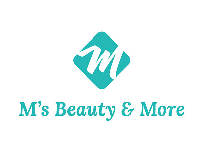 M's Beauty & More Logo beauty logo m simple