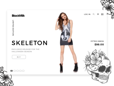 Black Milk Web Store Concept